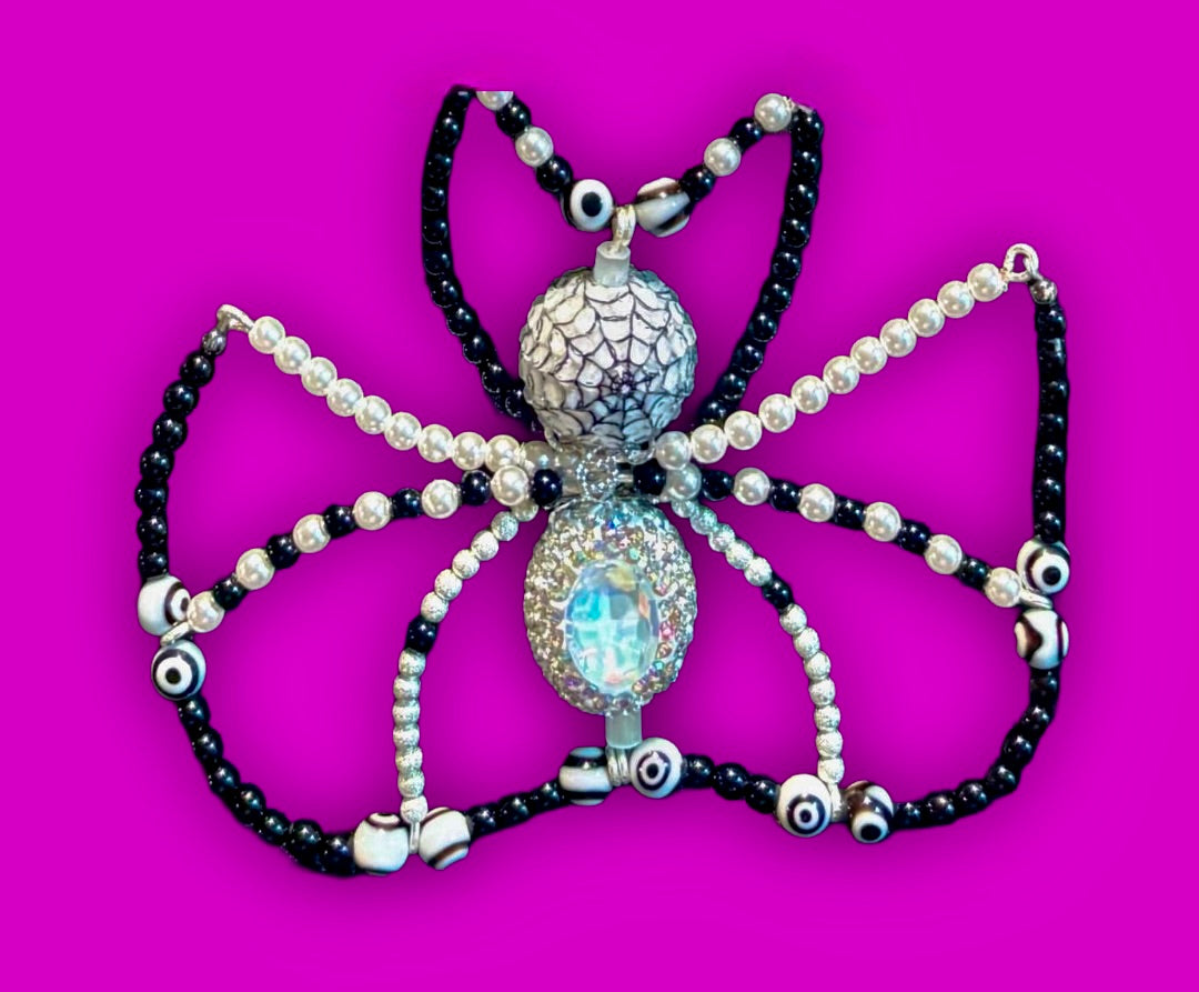 Big Bead Energy – “Web of Power Necklace”