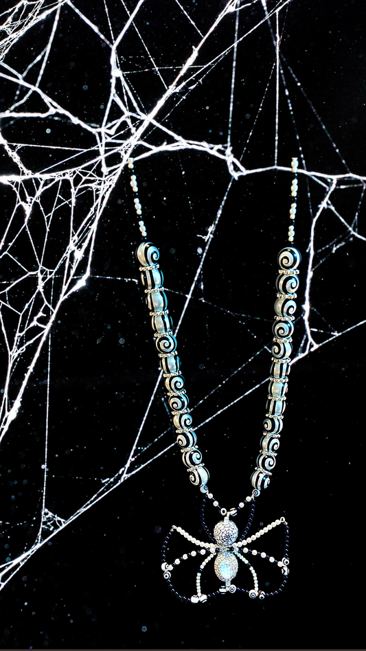 Big Bead Energy – “Web of Power Necklace”