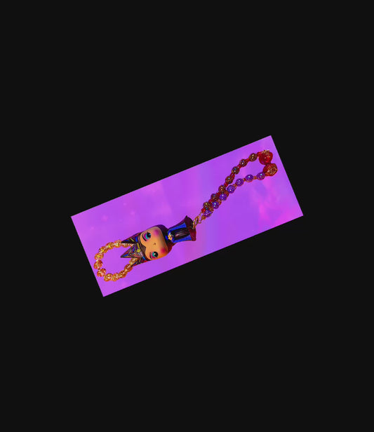 "Royal, ruthless, and dripping in glitter — this bag charm doesn’t accessorize, it intimidates. 👑✨